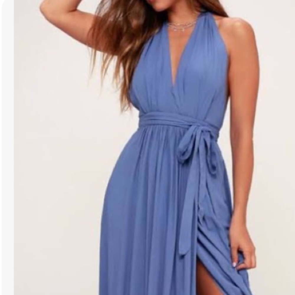 Lulu's Magical Movement Wrap Maxi Dress